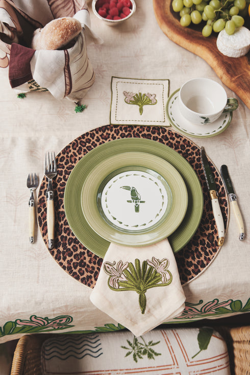 JDD Tucan Salad Plate / Green
